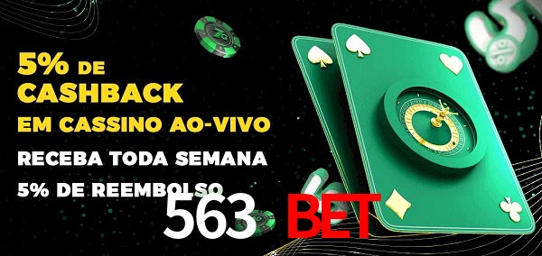 Promoções do cassino ao Vivo 563 bet